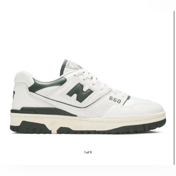 Aimee Leon Dore New Balance 550 Evergreen Size 8.5
